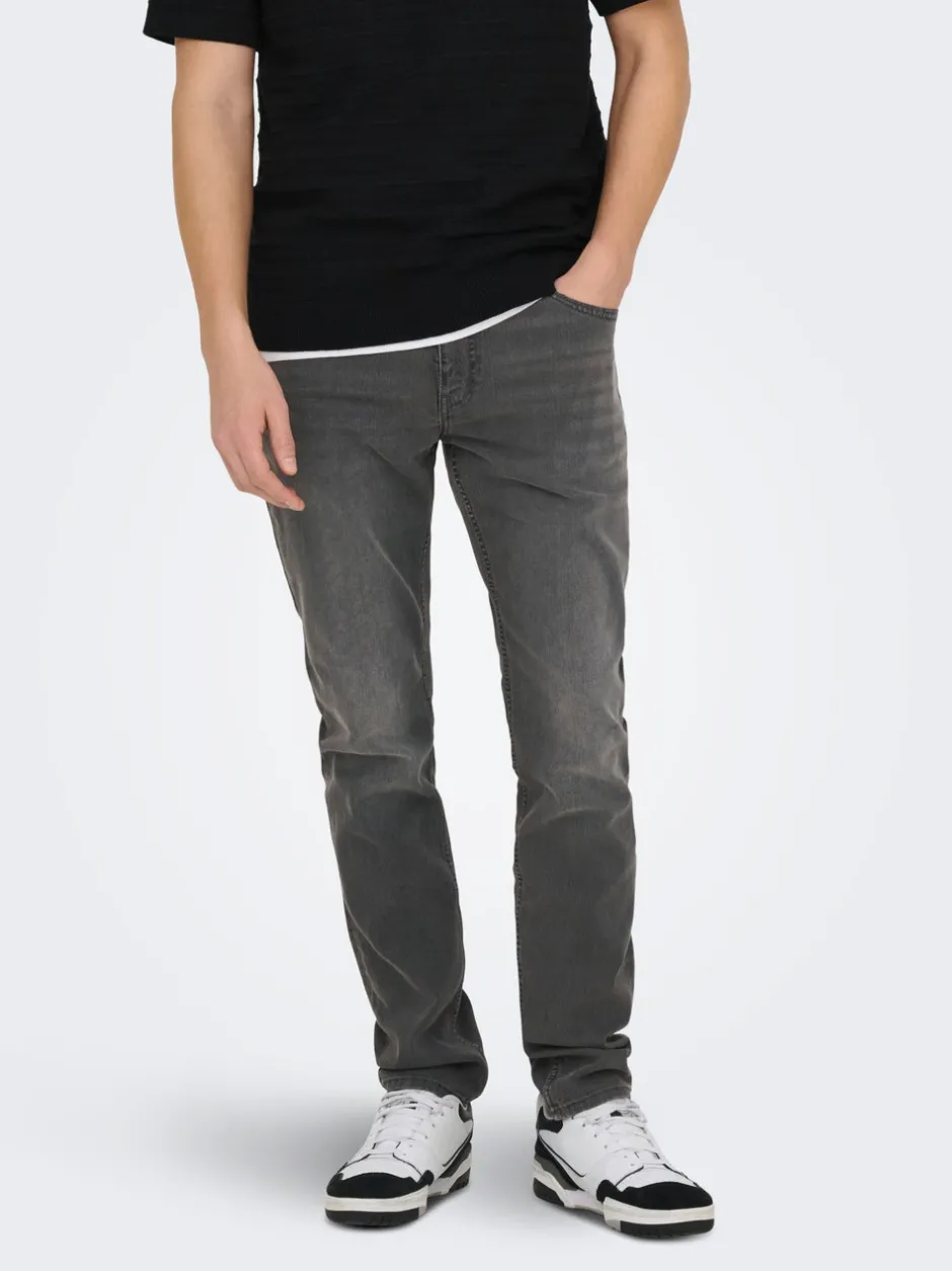 Discount ONSLOOM Lav talje Slim fit Jeans Jeans|Jeans