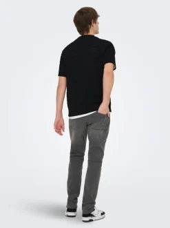 Discount ONSLOOM Lav talje Slim fit Jeans Jeans|Jeans