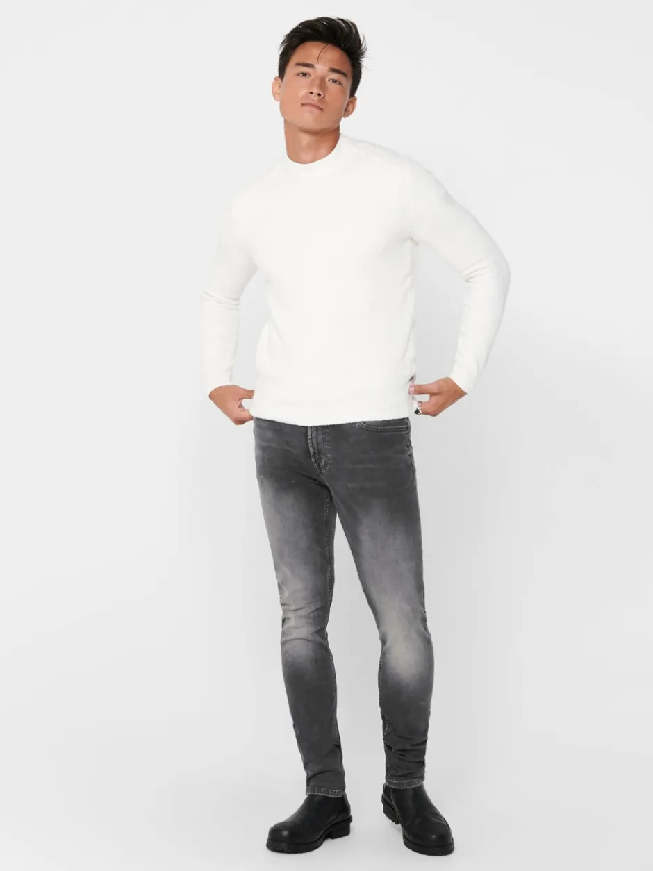 Online ONSLOOM Lav talje Slim fit Jeans Jeans|Jeans