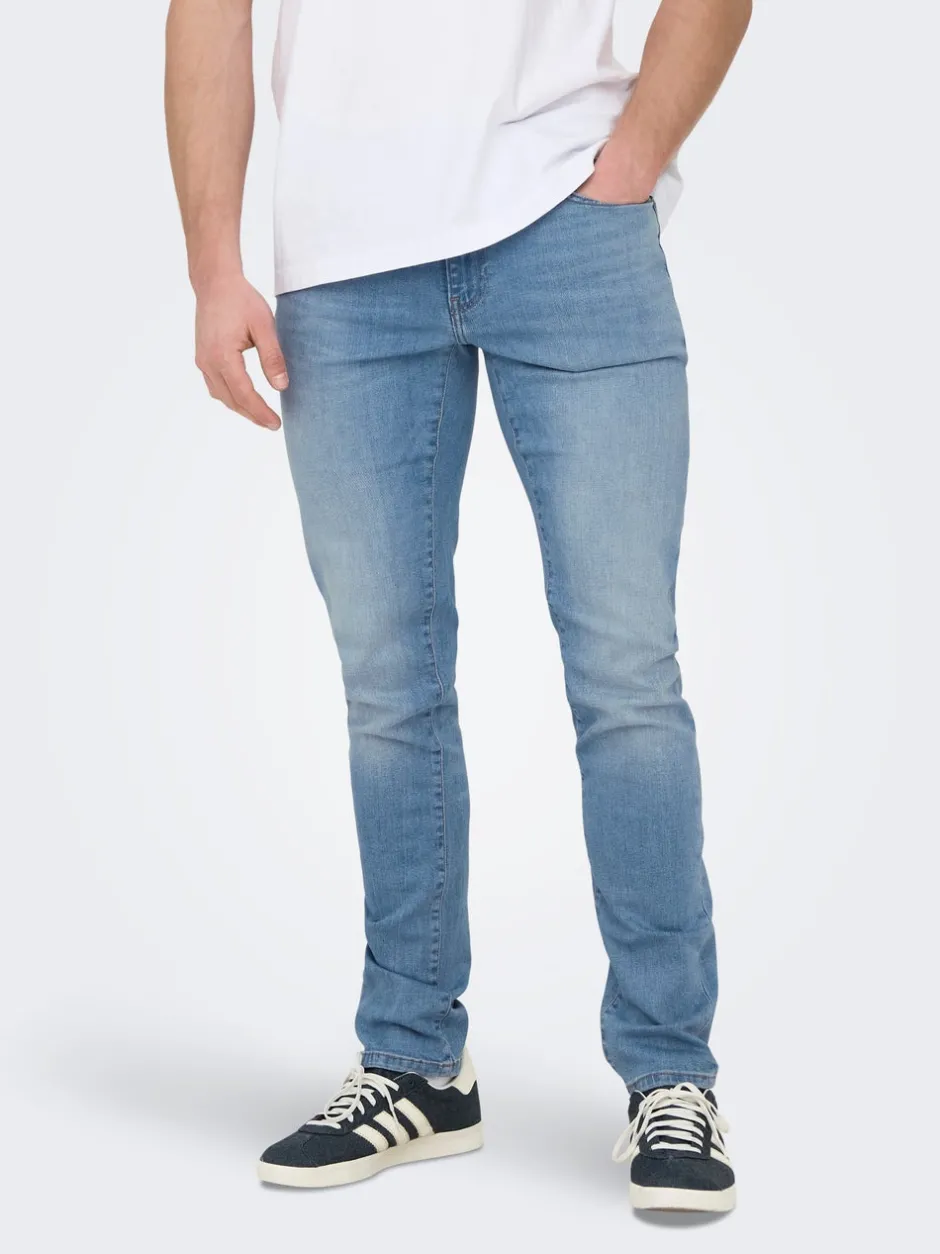 Discount ONSLOOM Lav talje Slim fit Jeans Jeans|Jeans