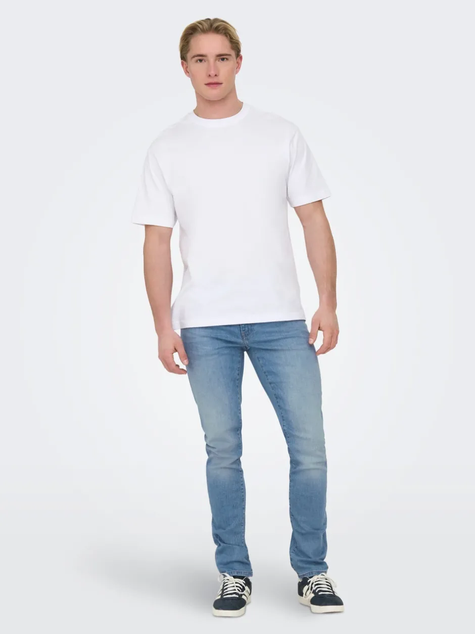 Discount ONSLOOM Lav talje Slim fit Jeans Jeans|Jeans