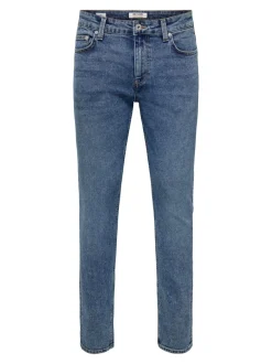 Best ONSLOOM Lav talje Slim fit Jeans Jeans|Jeans