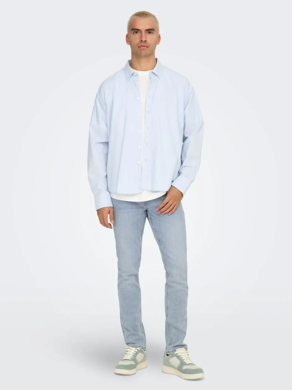 Online ONSLOOM Lav talje Slim fit Jeans Jeans|Jeans