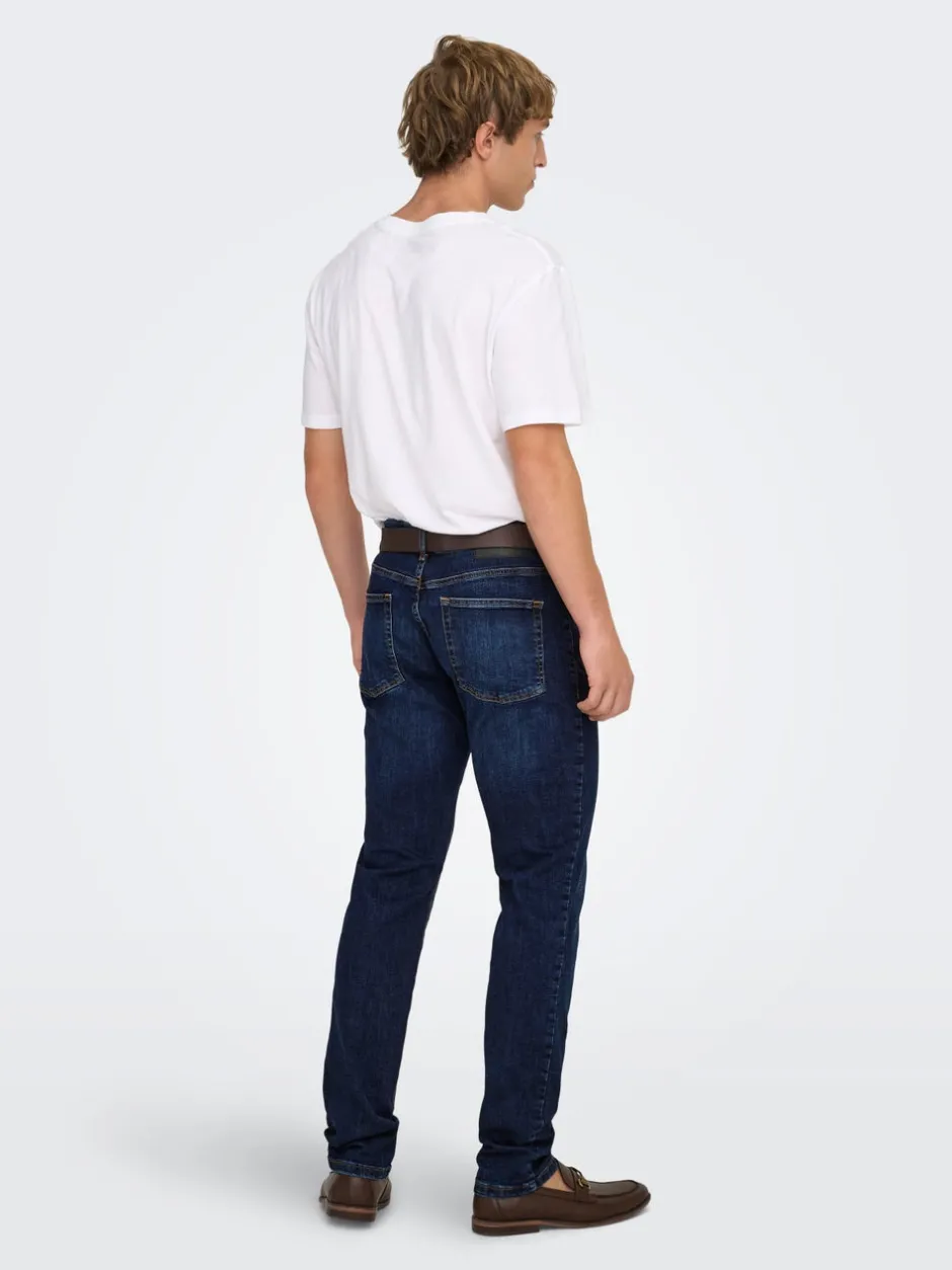 Outlet ONSLOOM Mellemhøj talje Slim fit Jeans Jeans|Jeans