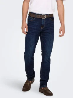 Outlet ONSLOOM Mellemhøj talje Slim fit Jeans Jeans|Jeans