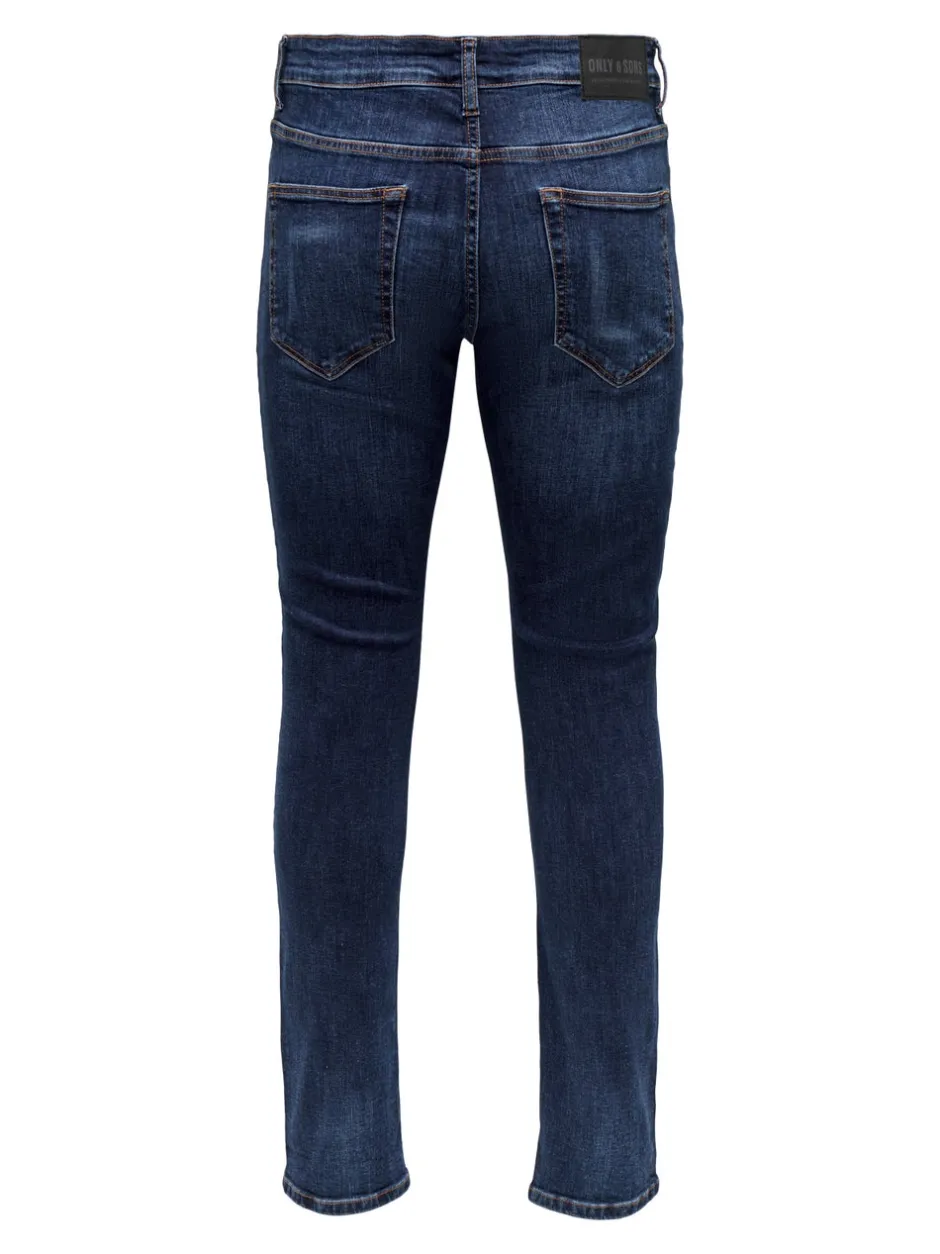 Outlet ONSLOOM Mellemhøj talje Slim fit Jeans Jeans|Jeans