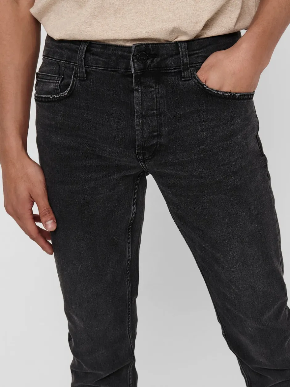 ONSLOOM Mellemhøj talje Slim fit Jeans Jeans|Jeans