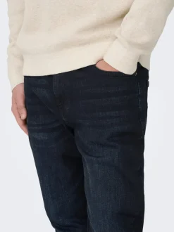 Clearance ONSLOOM Mellemhøj talje Slim fit Jeans Jeans|Jeans