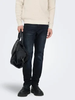 Clearance ONSLOOM Mellemhøj talje Slim fit Jeans Jeans|Jeans