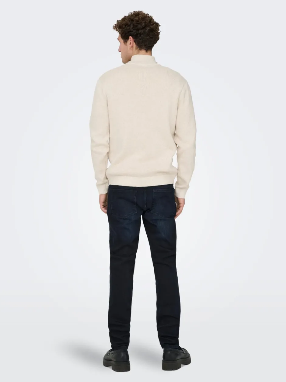 Clearance ONSLOOM Mellemhøj talje Slim fit Jeans Jeans|Jeans