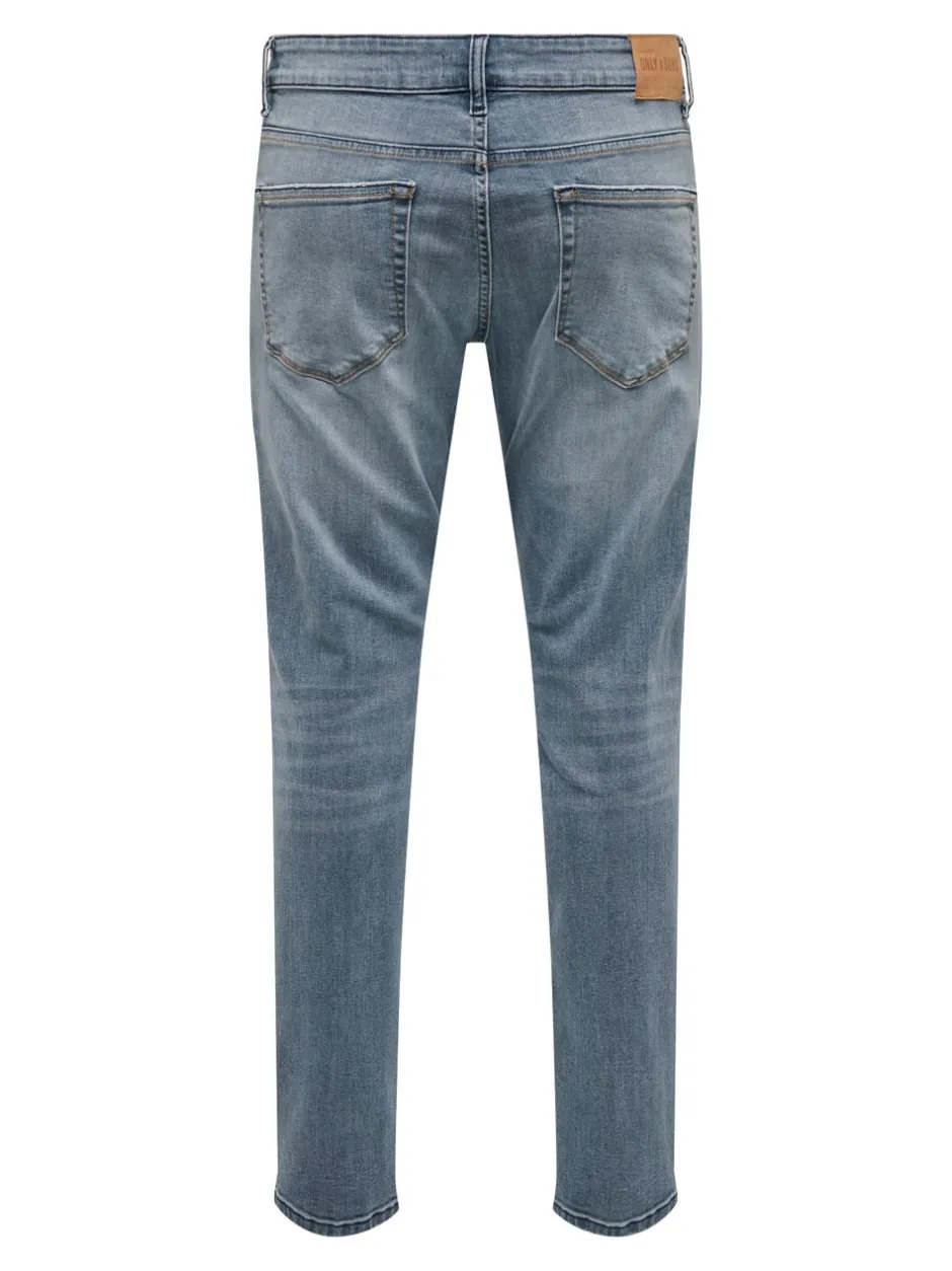 Hot ONSLOOM Mellemhøj talje Slim fit Jeans Jeans|Jeans