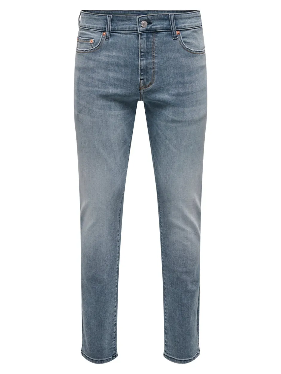 Hot ONSLOOM Mellemhøj talje Slim fit Jeans Jeans|Jeans