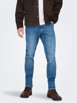 Online ONSLOOM Mid rise Slim fit Jeans Jeans|Jeans