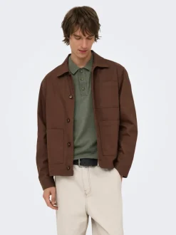 ONSLOUI Strikket poloshirt Strik