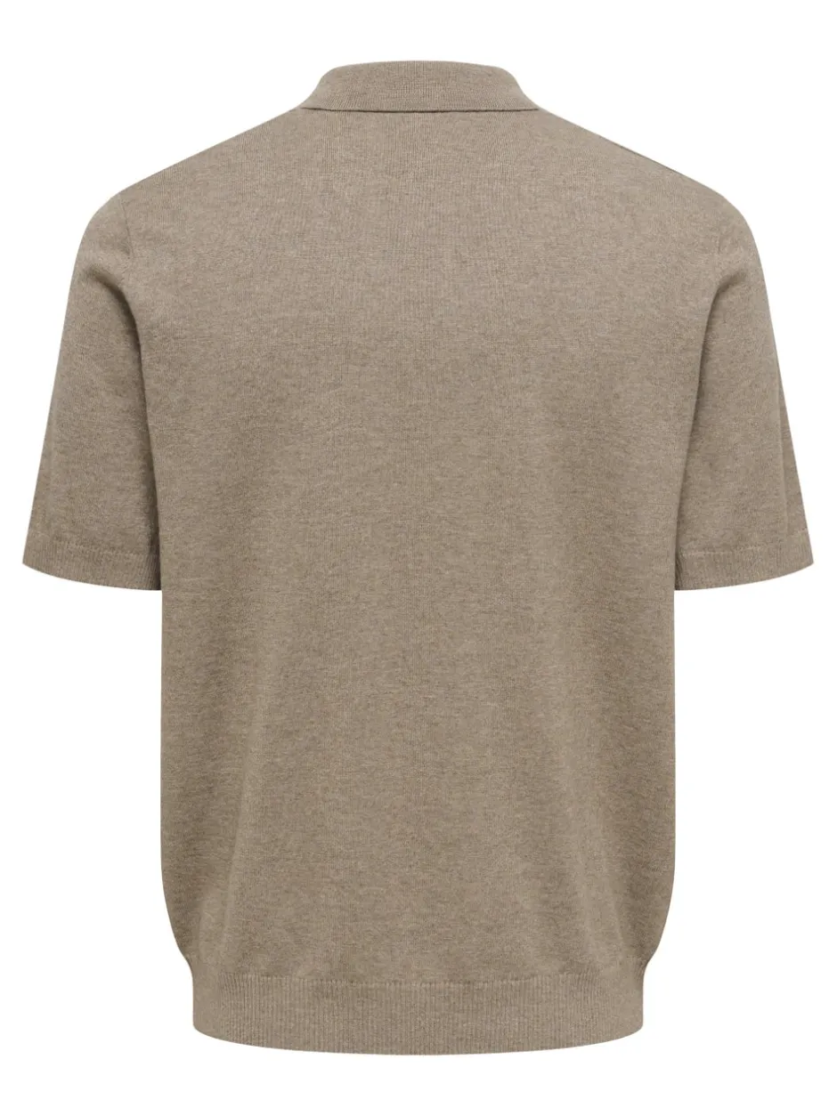 Online ONSLOUI Strikket poloshirt Strik