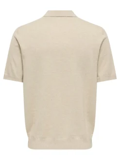 ONSLOUI Strikket poloshirt Strik