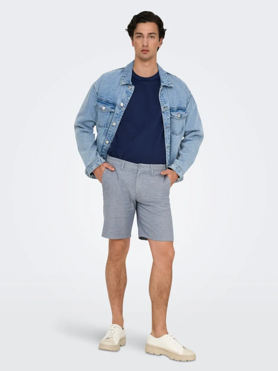 Best ONSMARK Regular fit Hør Shorts Shorts