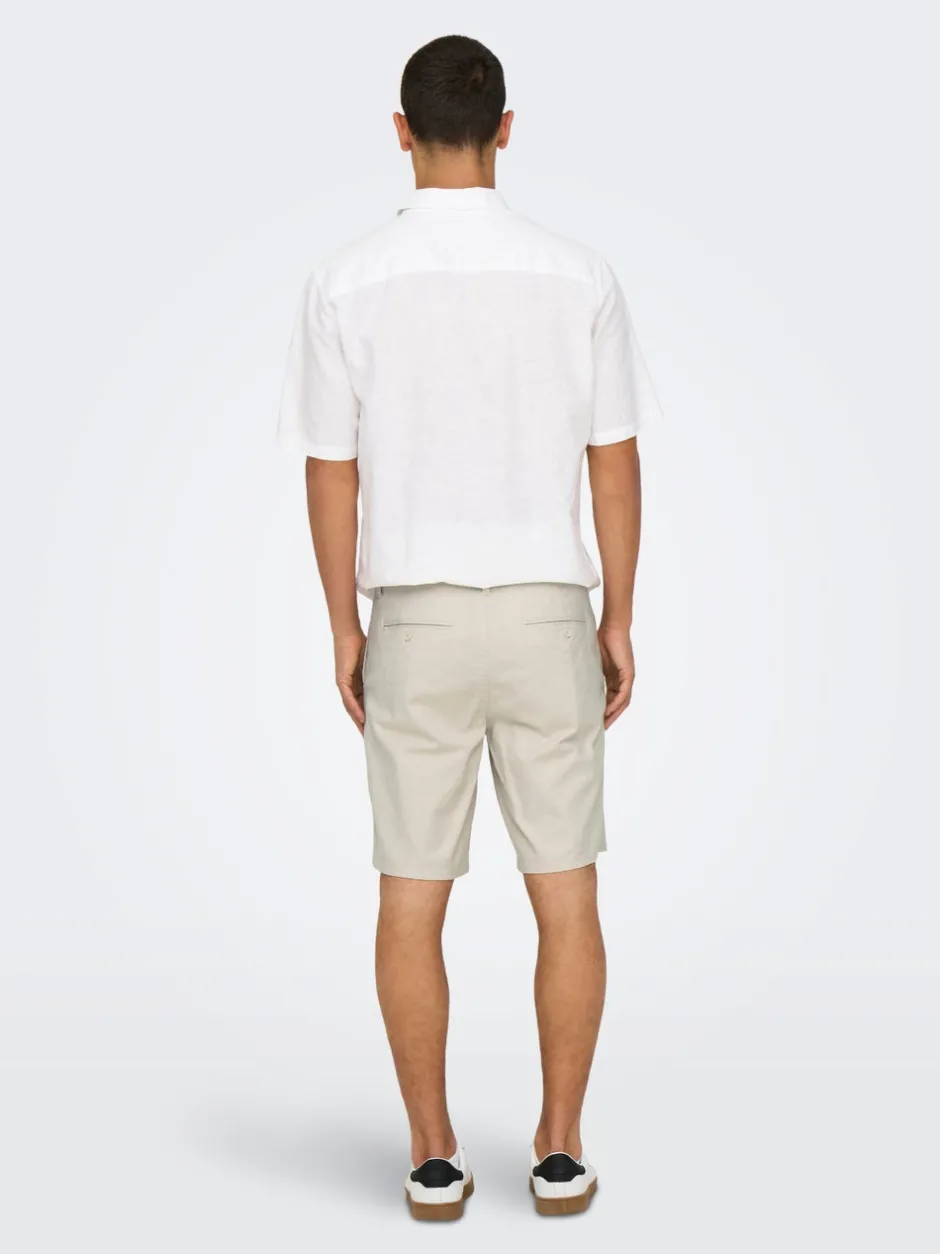 Outlet ONSMARK Regular fit Hør Shorts Shorts