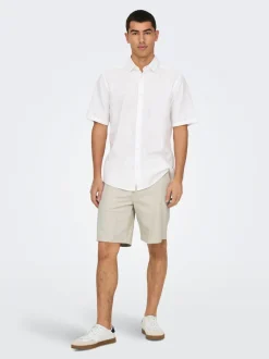 Outlet ONSMARK Regular fit Hør Shorts Shorts