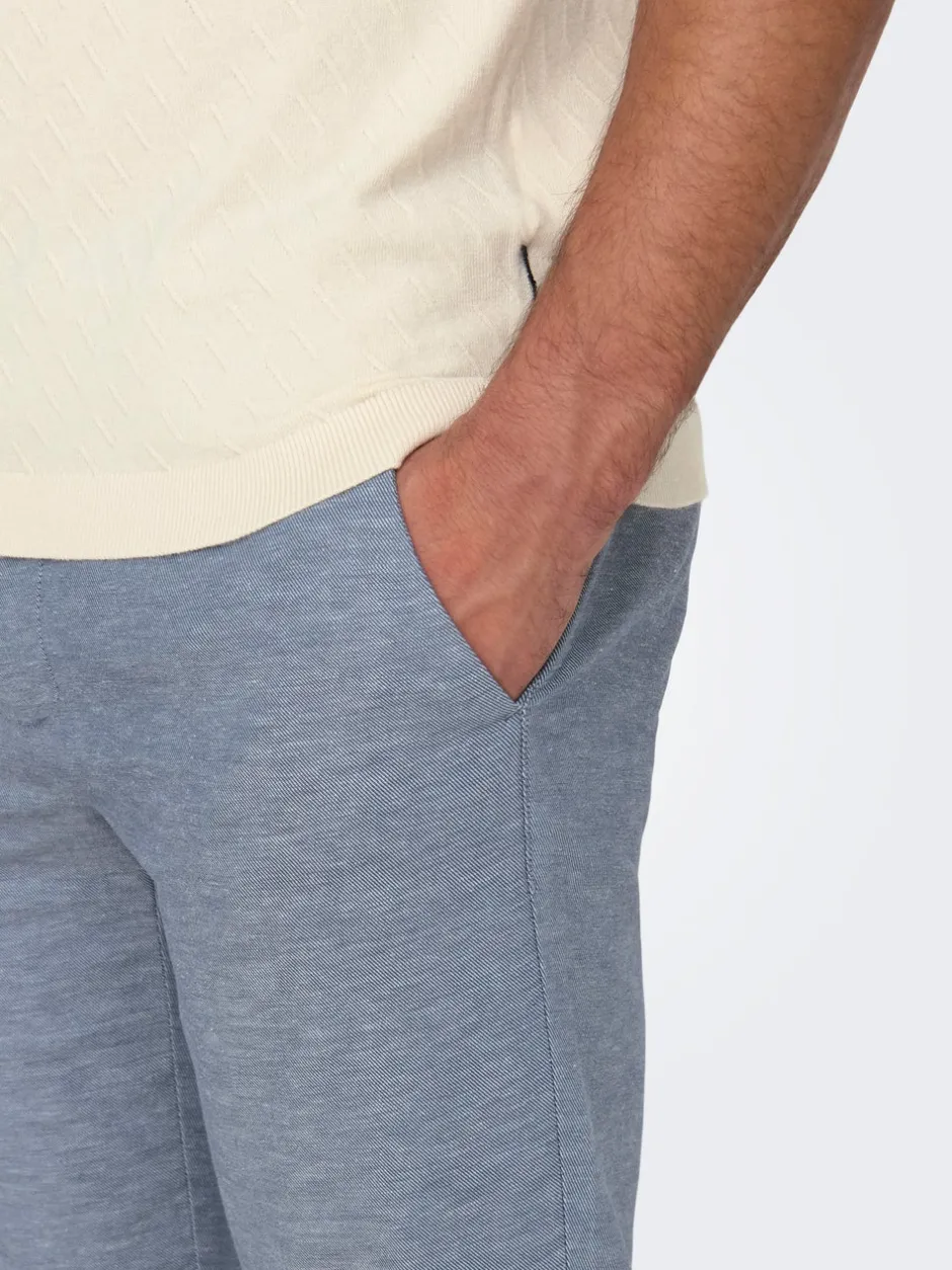 Discount ONSMARK Tapered fit Hør Chinobukser Bukser