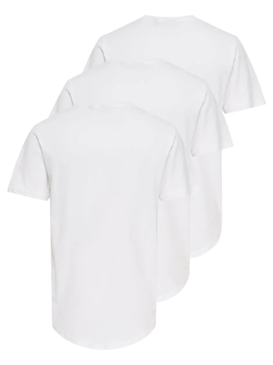 Sale ONSMATT 3-pack T-shirt T-Shirts