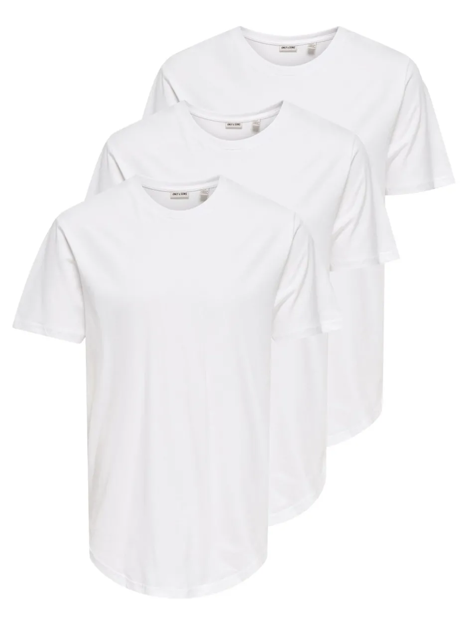 Sale ONSMATT 3-pack T-shirt T-Shirts