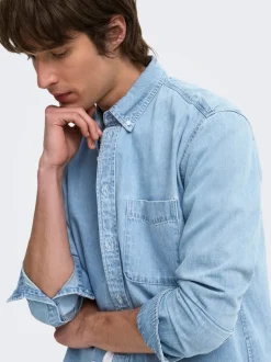 Clearance ONSORSON Denim-skjorte Skjorter