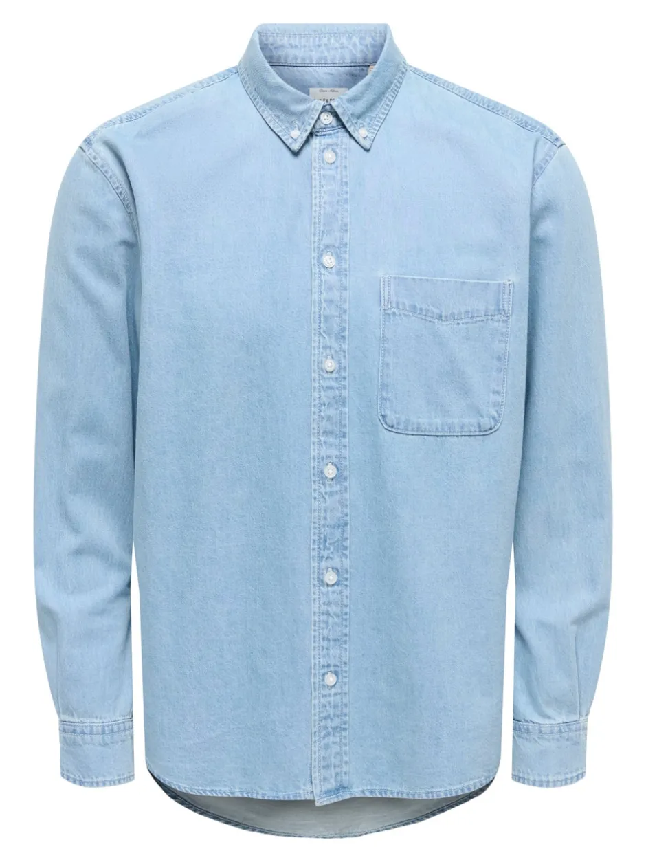 Clearance ONSORSON Denim-skjorte Skjorter