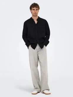 ONSORSON Denim-skjorte Skjorter