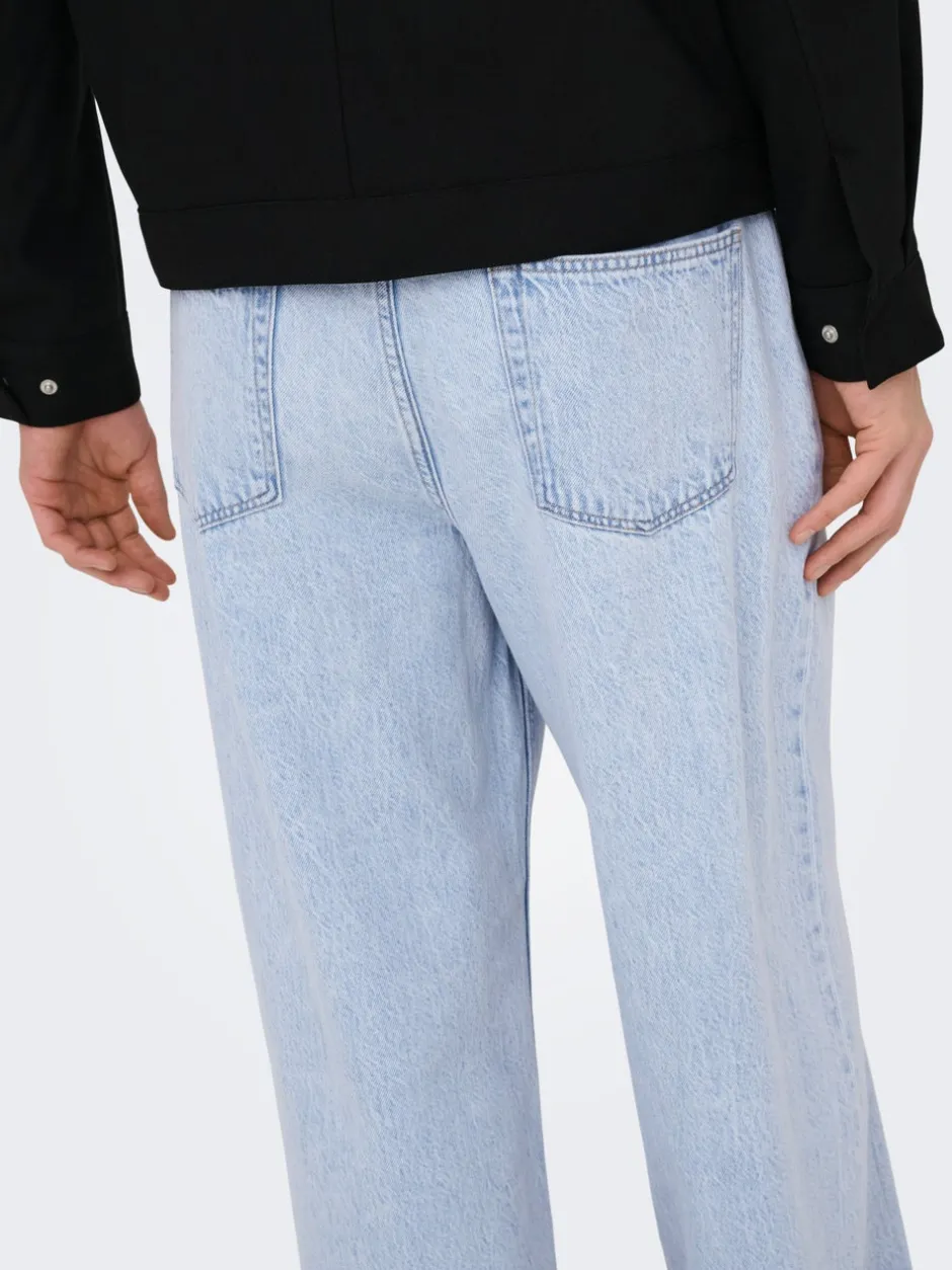 Online ONSREMI Mid rise Barrel fit Jeans Jeans|Jeans