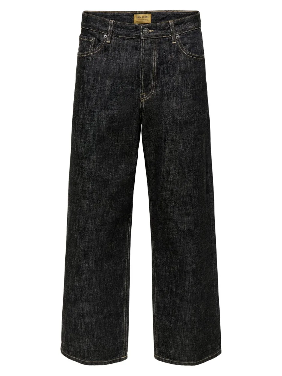 Hot ONSREMI Mid rise Wide leg fit Jeans Jeans|Jeans