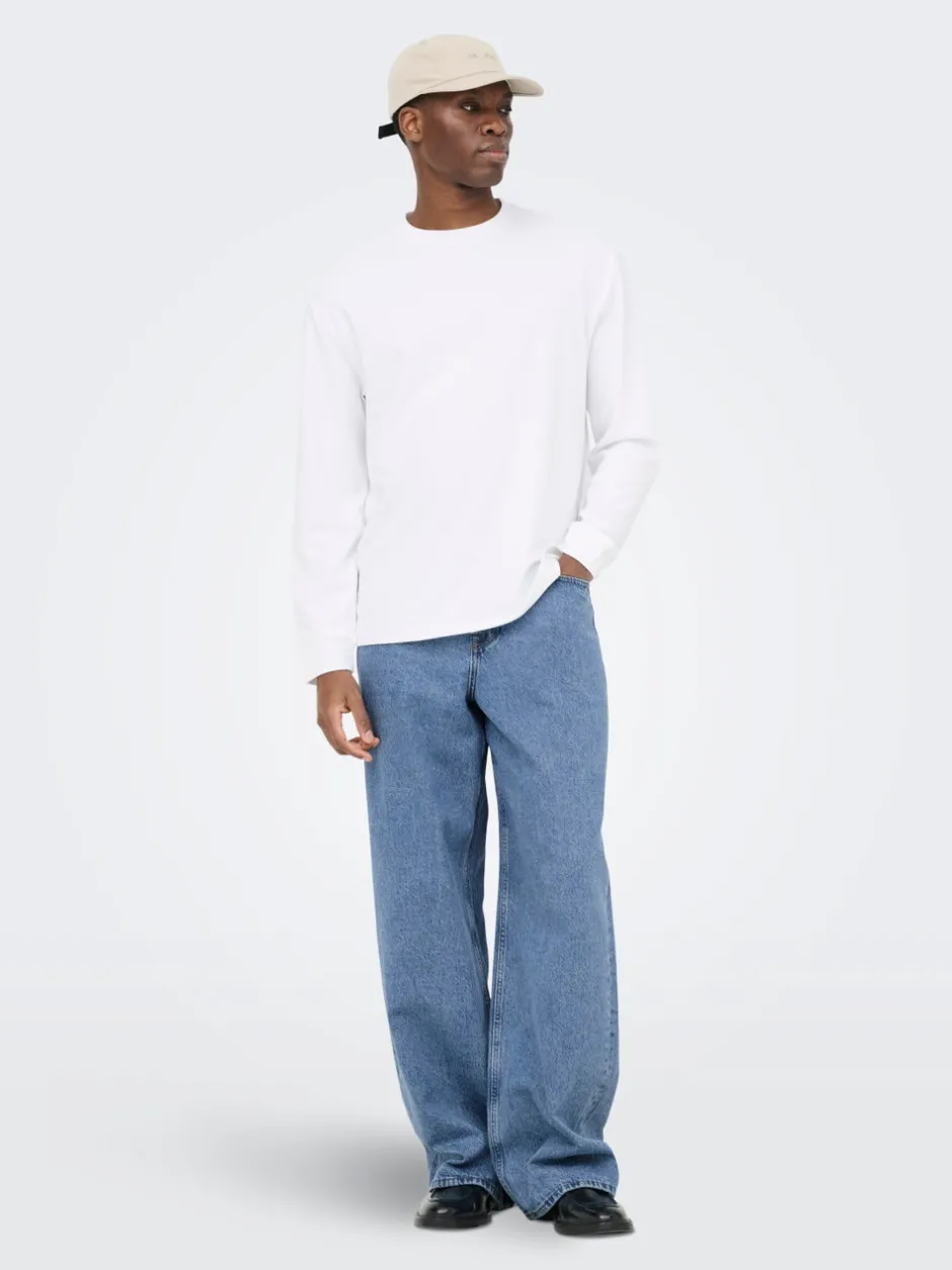 Clearance ONSREMI Mid rise Wide leg fit Jeans Jeans|Jeans