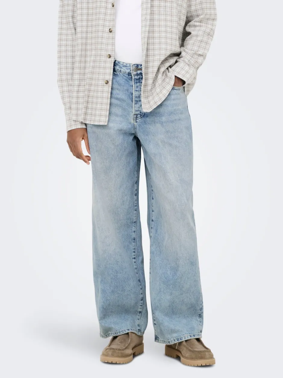 Discount ONSREMI Mid rise Wide leg fit Jeans Jeans|Jeans