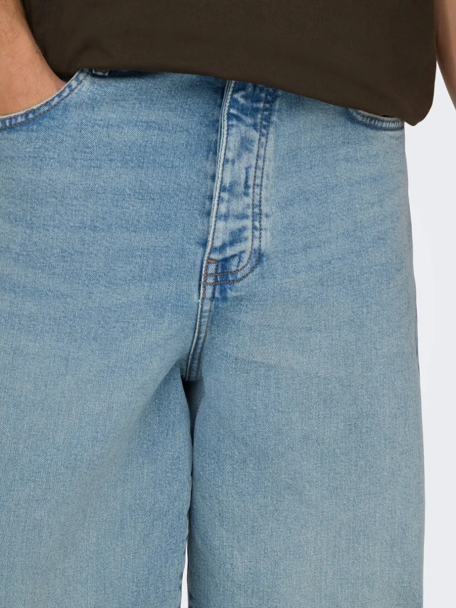 Online ONSREMI Mid rise Wide leg fit Jeans Jeans|Jeans