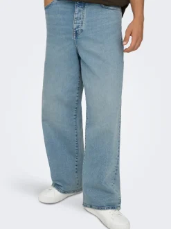 Online ONSREMI Mid rise Wide leg fit Jeans Jeans|Jeans