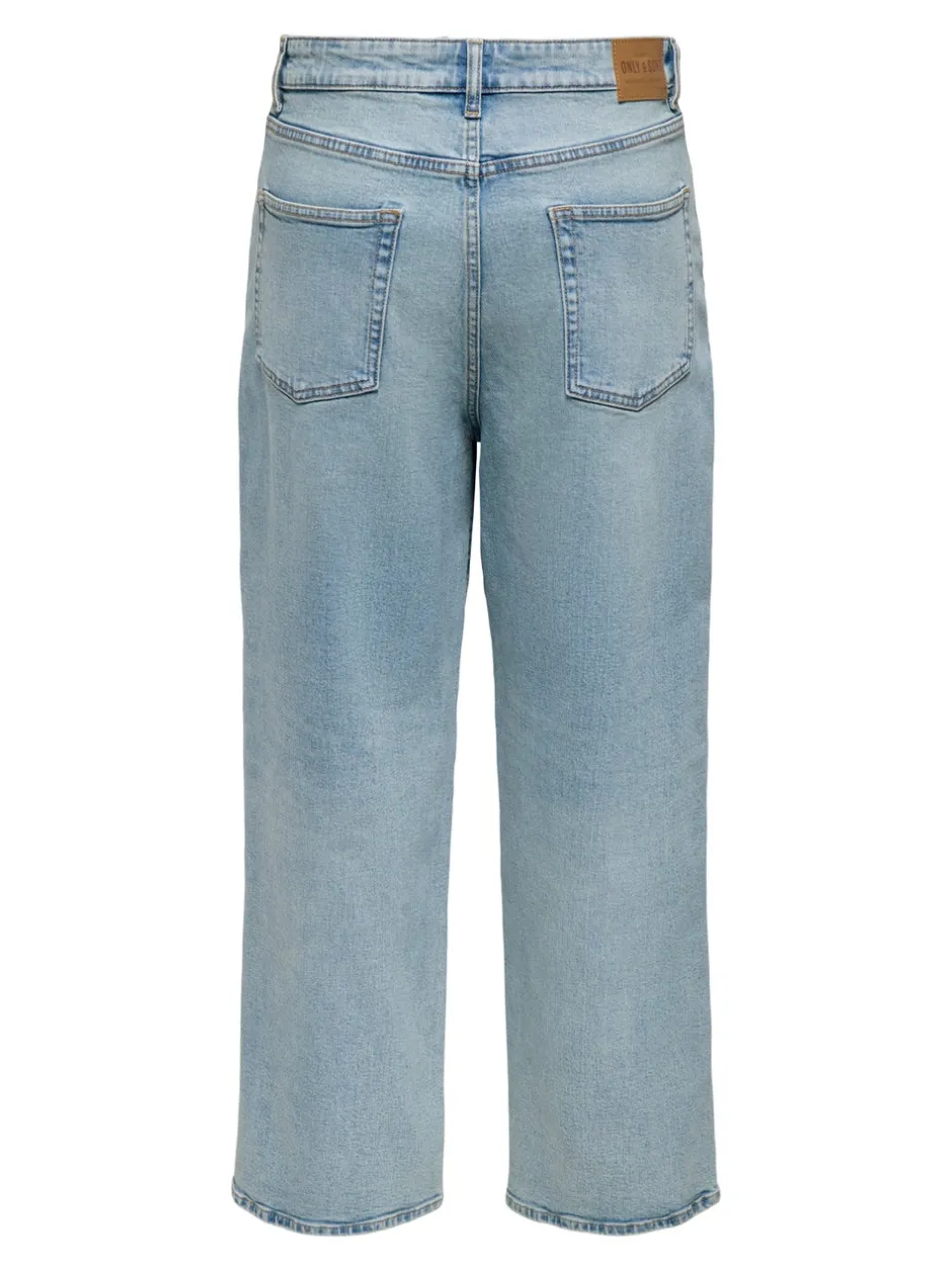 Online ONSREMI Mid rise Wide leg fit Jeans Jeans|Jeans