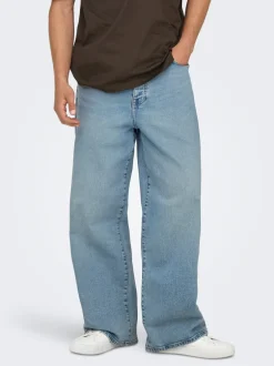 Online ONSREMI Mid rise Wide leg fit Jeans Jeans|Jeans