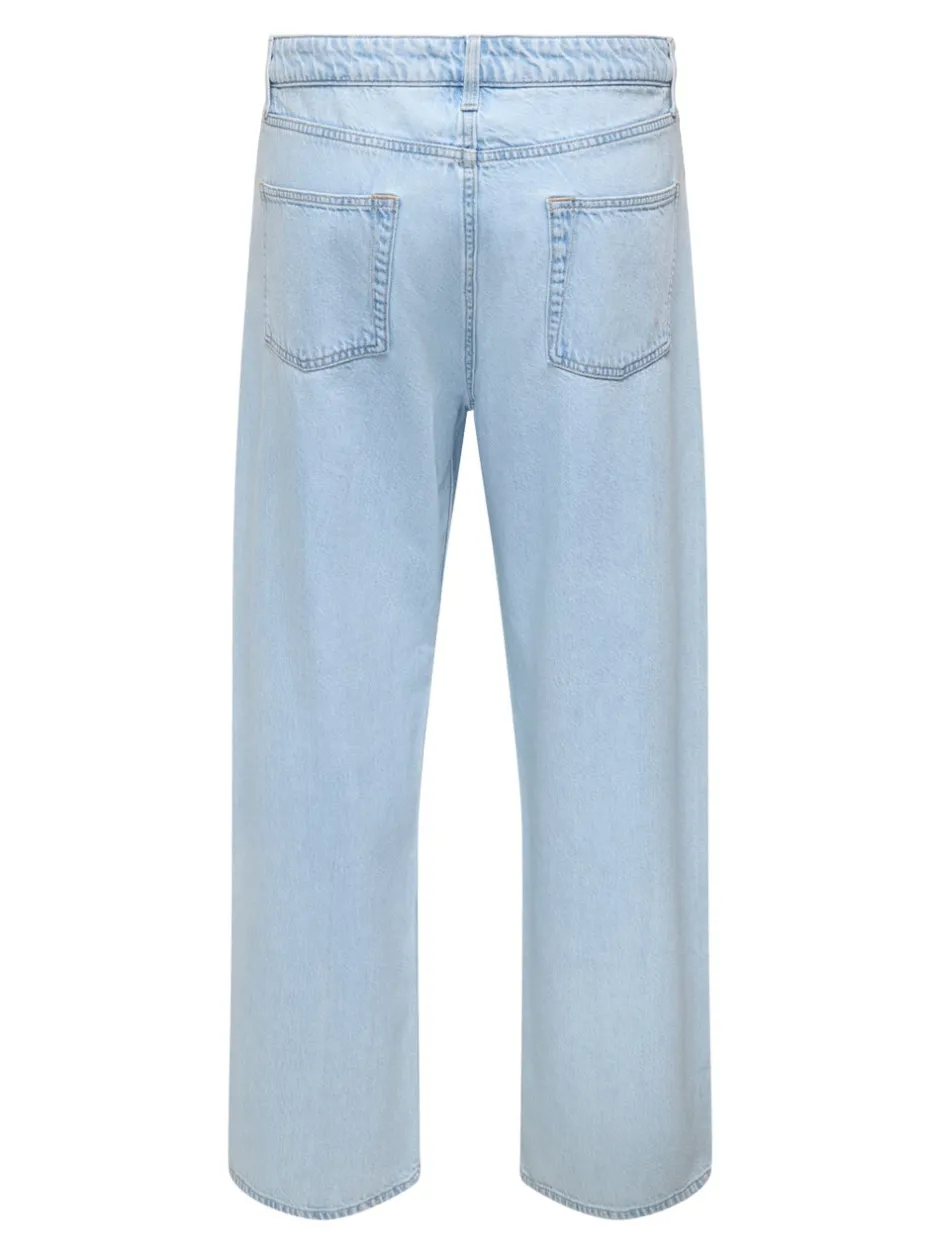 Online ONSREMI Mid rise Wide leg fit Jeans Jeans|Jeans