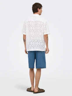 New ONSREMI Mid rise Wide leg fit Shorts Shorts