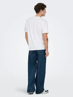 Sale ONSREMI Mid rise Wide leg fit Jeans Jeans|Jeans