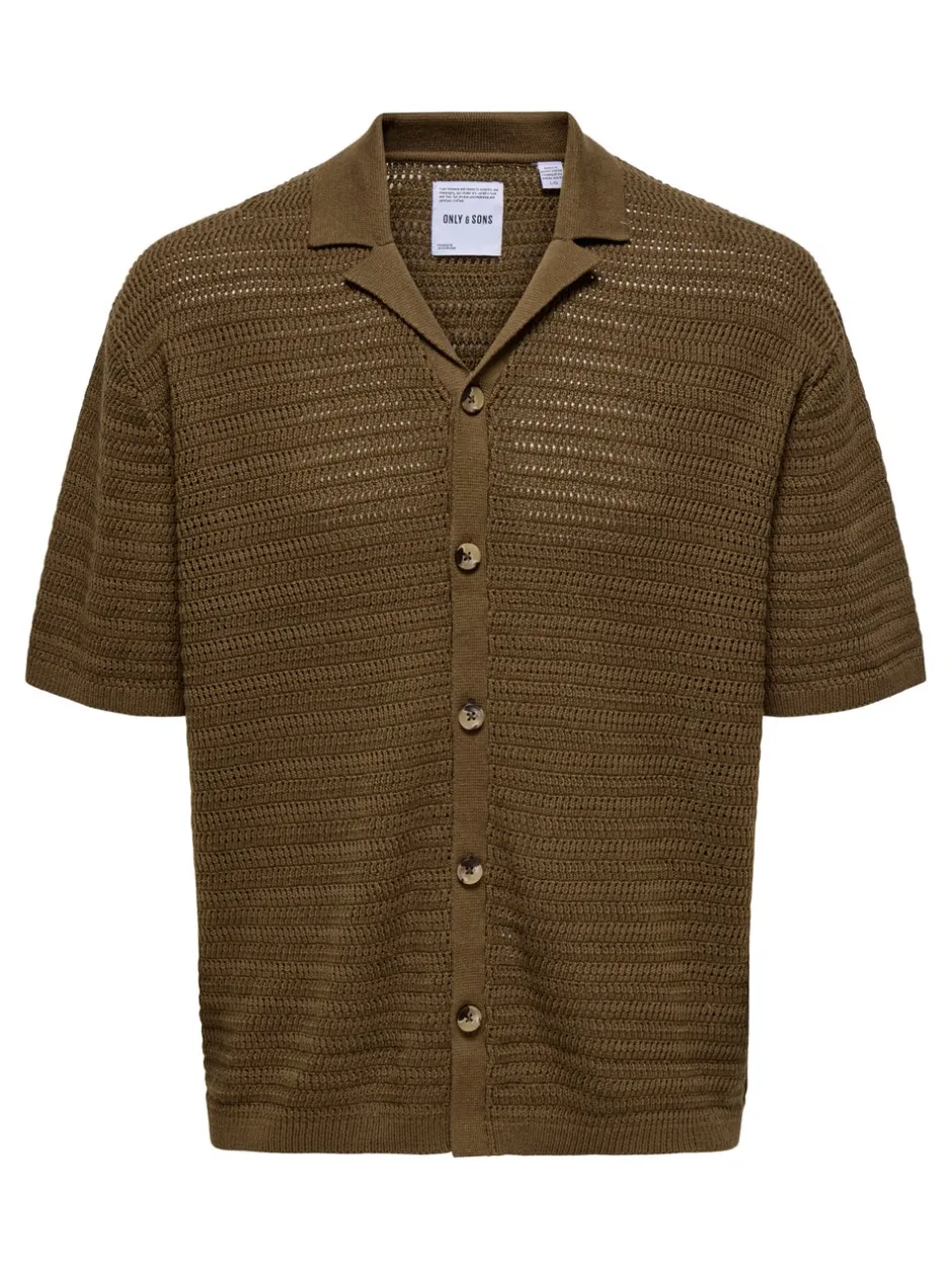 Hot ONSTHIAGO Strikket poloshirt Skjorter
