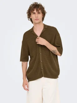 Hot ONSTHIAGO Strikket poloshirt Skjorter