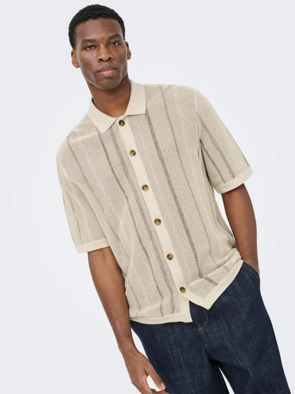 Sale ONSTOBBY Strikket poloshirt Strik