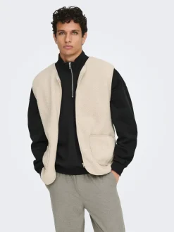 Best ONSTONY Fleecevest Jakker Og Frakker