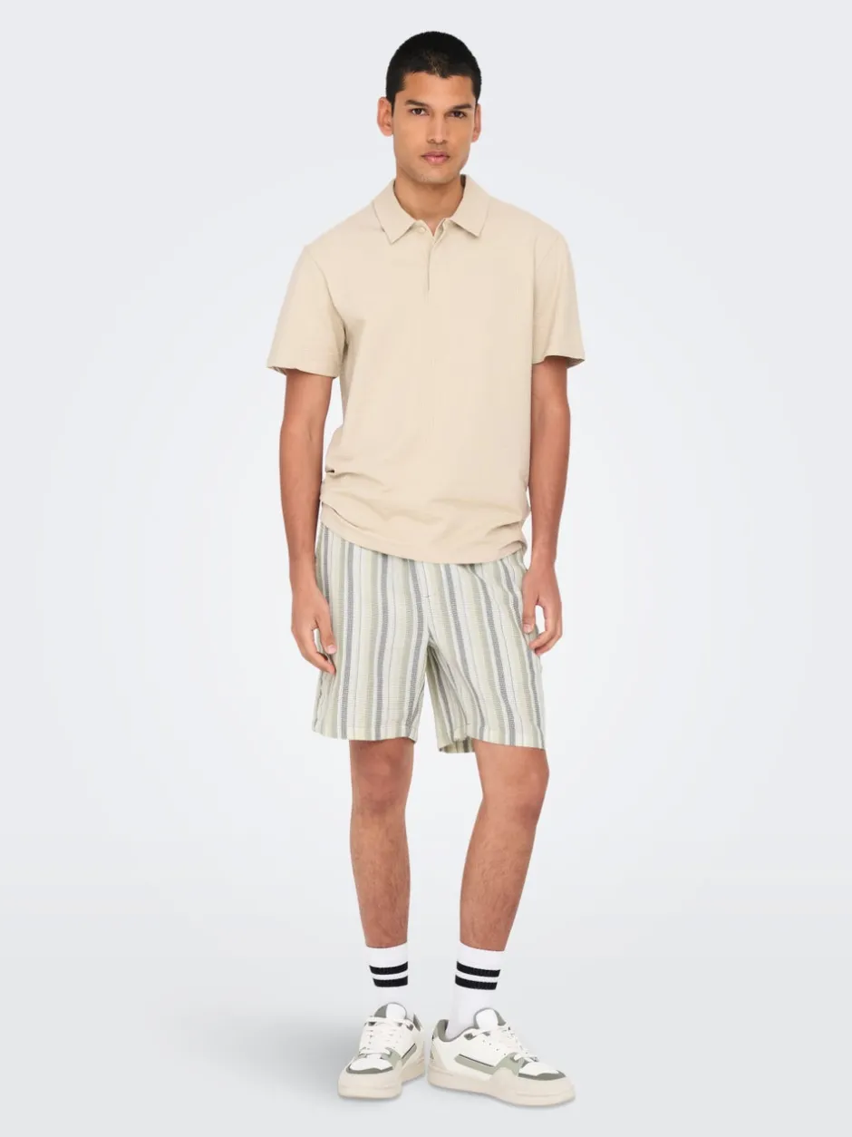 ONSTREV Mellemhøj talje Regular fit Shorts Shorts