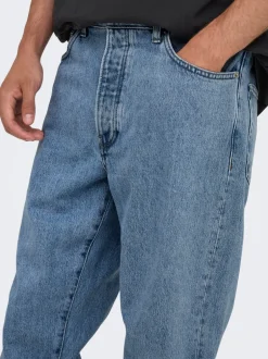 Online ONSTYE Høj talje Tapered fit Jeans Jeans|Jeans