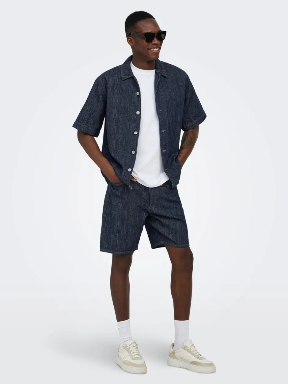 ONSWAYNE Denim-skjorte Skjorter