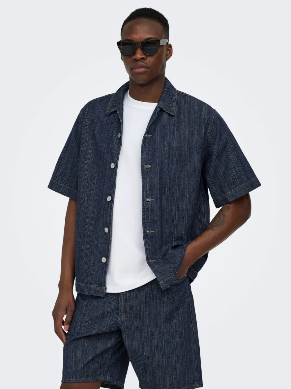 ONSWAYNE Denim-skjorte Skjorter