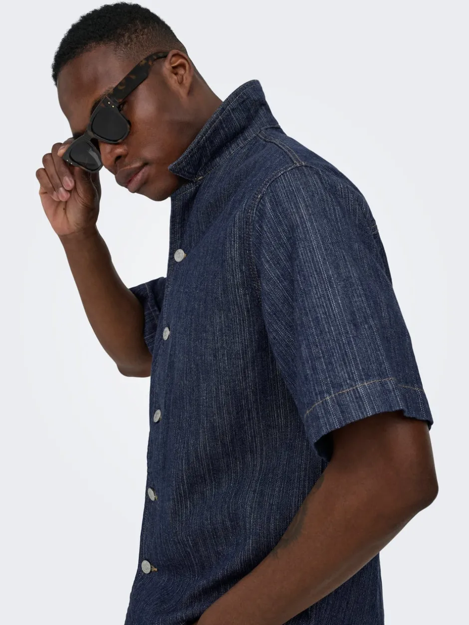 ONSWAYNE Denim-skjorte Skjorter