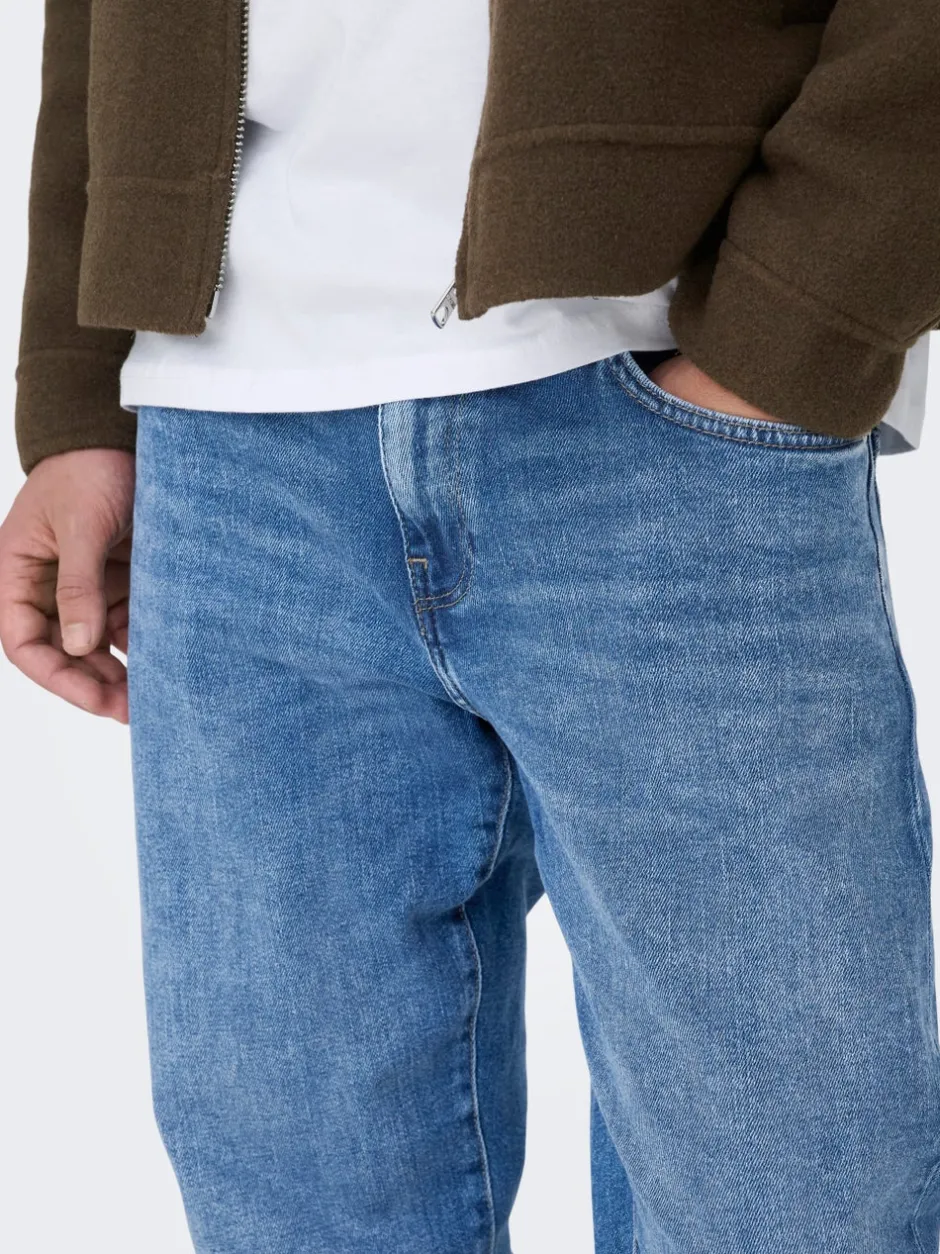 Discount ONSWEFT Mellemhøj talje Regular fit Jeans Jeans|Jeans